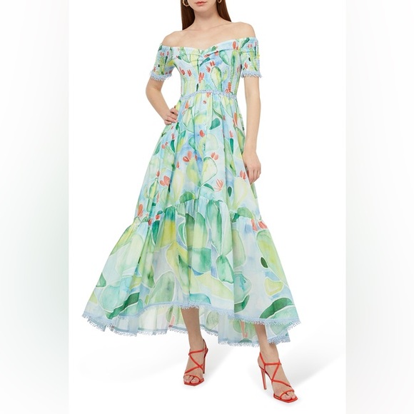 Gorgeous Charo Ruiz Ibiza Aryana Barbary-print midi Long Dress😍 - Picture 6 of 16